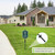 Danoib Please Do Not Drive Or Park On Grass Sign 12"x8" with 36" Stakes