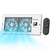 DEWENWILS 4'' x 10'' Quiet Register Booster Fan, 5-Speed Vent Fan Booster