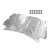 Under Hood Insulation Pad w/ Clips Fits for Dodge Ram 1500 2002-2008, for Dodge Ram 2500 3500 2003-2009, Truck Hood Insulation Pad Heat Shield