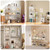 OMOPIN Clear Acrylic Purse Organizer，Sleek Handbag Organizer for Women, Stackable Space-Saving Purse Organizer with Transparent Design for Easy Visibility and Instant Access
