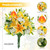 11pcs Artificial Lilies Real Touch Artificial Flowers Calla Lily Orange