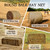 NizHome Large Round Bale Hay Net, Knotless Hay Nets for Horses Slow Feed, Heavy Duty Whole Bale Haynet for Round Bale 4x4 or Square Bale 3x3x4-4x4x4