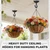 Otoolling 3 Pack Heavy Duty Cast Iron Ceiling Hooks 3.5x3.9 Inch, Black