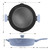 Bobikuke 14 Inch Large Deep Frying Pan Skillet with Lid, Saute Pan Nonstick