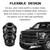 JYIS 6PCS Ball Joint Boot Kit, Rubber Tie Rod End Boot, Turn To Rod Arm Ball Joint Head Dust Protection Rubber Covers, Automotive Suspension Steering Parts Replacement Compatible with Most Vehicles