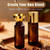 Warmify 2 Pack 50ml Rose Quartz Roller Bottles for Castor Oil