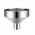 Stainless Steel Large Kitchen Funnel, 7.5" Wide-Mouth Design with 1.5" Spout, Heavy-Duty Metal Transfer Tool for Bottles, Oils, Liquids, Powders & Dry Ingredients, Rust-Resistant Silver Finish