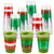 60 Pcs 16oz Green Pixel Plastic Cups, 3 Styles Birthday Party Decoration