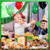 60 Pcs 16oz Green Pixel Plastic Cups, 3 Styles Birthday Party Decoration
