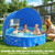 FizZeal Foldable Kiddie Pool with Canopy 51In Baby Pool with Shade
