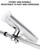 Mojiate 2PCS Boat Fishing Rod Holders, 316 Stainless Steel Rail Mount Rod Holders for Fishing Boat/Kayak, 360° Adjustable Clamp-On Design Fits 7/8" to 1" Rails, Rust-Resistant with Rubber Insert