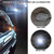 Rdxcv Car Interior Ceiling Roof Lights, 10 LEDs Magnetic Vehicle Dome Light Wireless Reading Lamp, Universal USB Rechargeable Ceiling Roof Lamp for Cars Trucks RVs Campers (Black)
