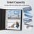 50 Pack 5x7 Photo Sleeves for 3 Ring Binder, Clear Protectors, 200 Pockets