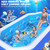 WaveHaven 2026 Inflatable Pool with Canopy,Large Inflatable Pool for Kids