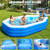 WaveHaven 2026 Inflatable Pool with Canopy,Large Inflatable Pool for Kids