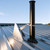 Snow Splitter for Chimneys. Lifetime Protection for 2-5" Wood Stove Chimneys.Snow Splitter for Vent.for Protection Stack Pipes and Chimneys Roof