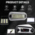 Dynamic White LED Cab Roof Marker Lights for 2014-2026 Dodge Ram ProMaster