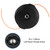 Dylawnio 2 Pack 128LD T25 Trimmer Head for Husqvrna Weed Eater 223L 322L 125L 128L 128R 128RJ 122L 125C 223R 322C 323C 325C Trimmer Parts BC2128 CC2126 CC2128 Brushcutter Replace 966674401
