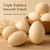 GLEAVI Small Wooden Eggs for Crafts - 50PCS Mini Unfinished Wood for Painting, 0.86" x 1.26" DIY Bird Egg Decor for Tiered Trays, Summer Crafts & Farmhouse Displays