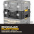 DEWALT Tool Box TSTAK II, 13 In. Flat Top Tool Storage Case, Stackable Organizer Hard Case Portable Toolbox, Heavy Duty, Holds Up To 66 lbs (DWST17807)
