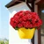 Karlliu Artificial Geranium Flowers for Outdoors: 6 PCS Realistic UV Resistant Faux Red Geranium Silk Flowers for Outdoor Planters Fade Proof Garden Fake Flowers Decor for Outside Porch - Red