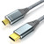 4K Micro HDMI to USB C Cable, 3FT Nylon Braided High-Speed Uni-Directional Cord Supports 4K@60Hz & 2K@120Hz, Compatible with Sony ZV-E10, Canon EOS M50, Raspberry Pi 4, GoPro Hero 7/6/5, Gray