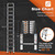 SocTone Telescoping Ladder, Stabilizers, Extension Ladder(12.5FT Standard)