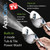 AquaCare 8-mode High Pressure Handheld Shower Head with 2-mode Power Wash