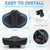 CDYWD New Noseless Bike Seat for Men Women Comfort, Extra Wide Soft Padded Bicycle Seat, Large Comfortable Bike Saddle for Peloton, Stationary Exercise Bike, Ebike, Scooter, Beach Cruiser, City Bike