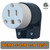 NEMA 5-15R Female Socket,90 Degree Right Angle 5-15R/5-15C Connector 15AMP/125VOLT,15A DIY Receptacle, USA Canada 3-Prong,15A Household AC Industrial Grade Cord End Socket ETL Listed Black/White (1)