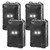 Ultrasonic Rodent Repellent for Car Engine, 4 Pack Battery Powered Rodent Repellent for Cars Under Hood Mouse Deterrent with Flashing Lights,Keep Mice Rats Squirrels Out of Garage Outdoors Indoors