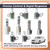 Mhrxusd A760E Automatic Transmission Shift Solenoid Kit Replacement for Lexus IS350 LS430 GS350 GX460 RC200t RC300 RC350 for Tundra for 4Runner for Tacoma 2005-2011, Replace A760 A761E A960E AB60E