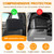 2 Pack Neoprene Protective Padded Cover for Rear Seat Entertainment Screen for 2021–2025 2026 GMC Yukon/Cadillac Escalade/Chevy Tahoe/Suburban Rear Seat TV Cover 1.5mm Neoprene Dust & Impact Shield