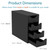 Suli Coffee Pod Drawer Holder,Capsule Storage Organizer,4-Tier,8-Slot,Black