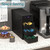 Suli Coffee Pod Drawer Holder,Capsule Storage Organizer,4-Tier,8-Slot,Black