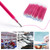 Ejoyous Heat Erasable Pen for Fabric Refills, 100Pcs High Temperature Disappearing Pen Fabric Markers Marking Pens for Tailors DIY Sewing Quilting Dressmaking, Red