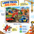Fishwisdom 200Pcs Jigsaw Puzzle, Construction Crew Family Game for Kids