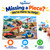 Fishwisdom 200Pcs Jigsaw Puzzle, Construction Crew Family Game for Kids