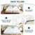 2-in-1 Twin to King Mattress Gap Filler with Sheet,78×75×16in,White