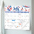 2026-2027 Magnetic Fridge Calendar, 18-Month Watercolor Designs