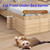 Vilemoon Under Couch and Bed Blocker, Wood Color, 11.8"*197"/30 * 500cm