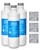 AQUA CREST LT1000PC Refrigerator Water Filter and Air Filter, 3 Combo
