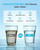 AQUA CREST LT1000PC Refrigerator Water Filter and Air Filter, 3 Combo