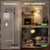 Kimjo Rechargeable Cordless Standing Floor Lamp with Linen Shade