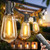 addlon 100FT Outdoor String Lights ST38 LED with Remote Waterproof Dimmable