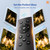 addlon 100FT Outdoor String Lights ST38 LED with Remote Waterproof Dimmable