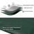 Patiobay Large Tarp 12x16 FT 16 Mil Heavy Duty Waterproof Tarps Green