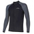 Wetsuit Top Men Long Sleeve Front Zip Wetsuit Jacket 1.5mm Neoprene Body Nylon Sleeve Swimsuit for Swimming Diving Surfing 3XL Size