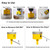 BENESOON 6 Inch Diamond Hole Saw with Pilot Drill Bit for Tiles Glass Ceramic Granite Porcelain Marble, Diamond Core Drill Bits with Guiding Bit Accurate Drilling,Triangle Shank