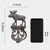Nenkarn Cast Iron Moose Door Knocker, 9.25 x 5.1 Inch, Rustic Finish